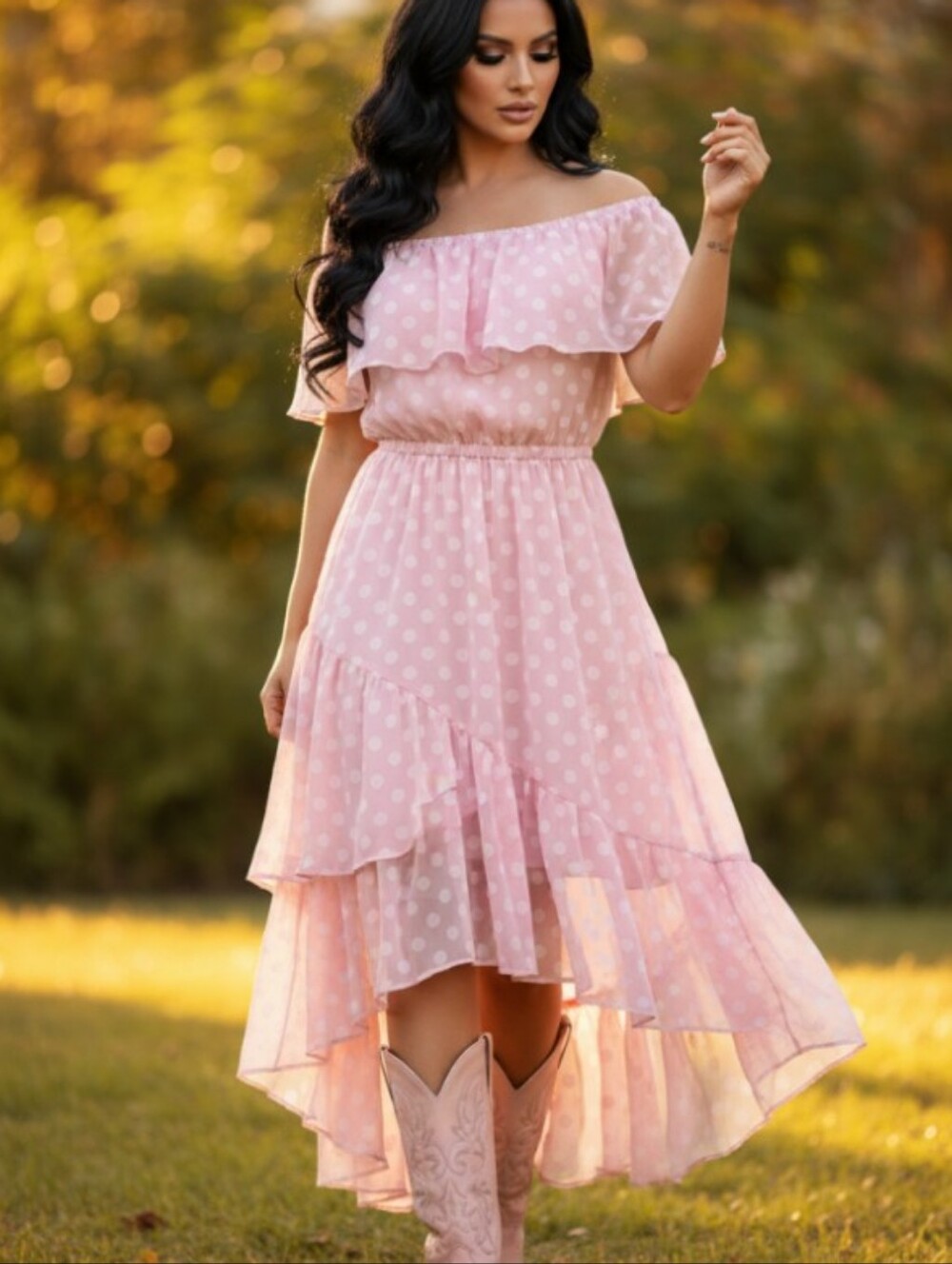 Lane Bryant Polkadot Dress